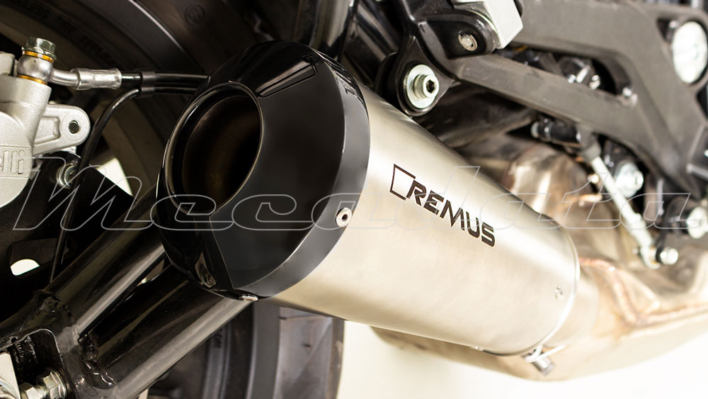 BENELLI Leoncino 500 Echappement Remus Classic Sport Inox mat Zoom