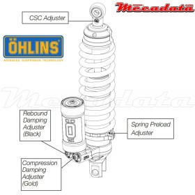 Amortisseur Ohlins HUSABERG FE 450 (2009-2011) HU 1184 PFP TTX (T44PR1C1Q1)