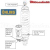 Amortisseur Ohlins HUSABERG FE 390 (2009-2011) HU 1184 PFP TTX (T44PR1C1Q1)
