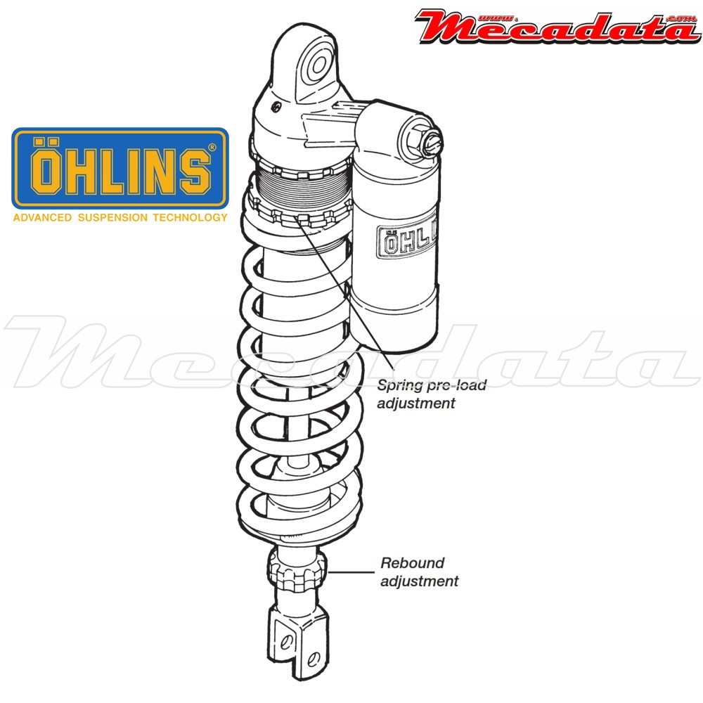 Amortisseur Ohlins HUSQVARNA TE 250 (2004-2004) HA 494 PFP (S46PR1C2)