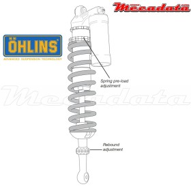 Amortisseur Ohlins HUSQVARNA TC 510 (2005-2005) HA 594 PFP (S46PR1C2)