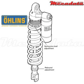 Amortisseur Ohlins KAWASAKI KX 125 (2004-2004) KA 491 PFP (S46PR1C2)