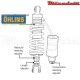 Amortisseur Ohlins ~ KAWASAKI NINJA 300 (2013-2016) ~ KA 841 (S36HR1C1L)