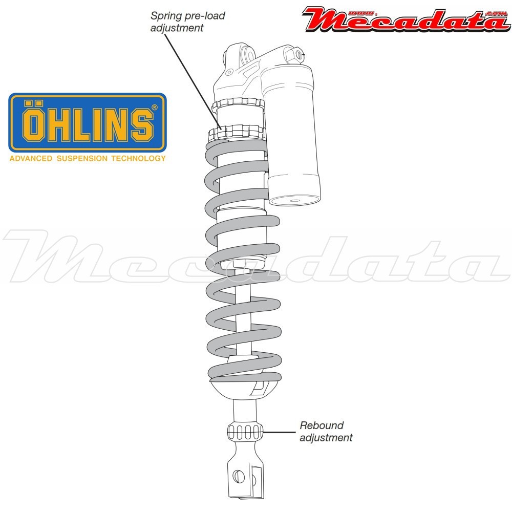 Amortisseur Ohlins KAWASAKI KX 85 (2001-2010) KA 590 (S46PR1C2)