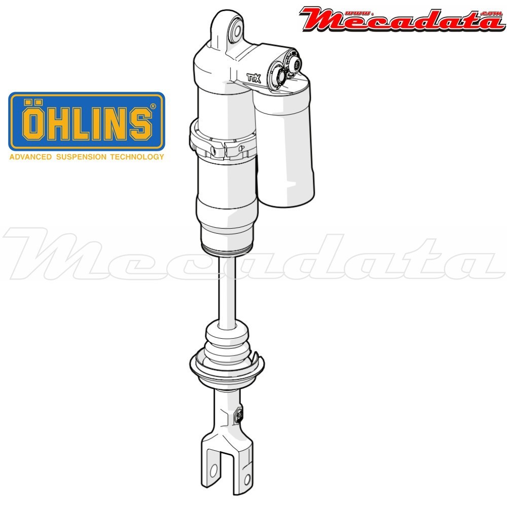 Amortisseur Ohlins KAWASAKI KXF 450 (2009-2016) KA 1694 TTX 44 (T44PR1C2)