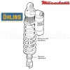 Amortisseur Ohlins KAWASAKI KXF 250 ENDURO (2004-2005) KA 483 PFP (S46PR1C2)