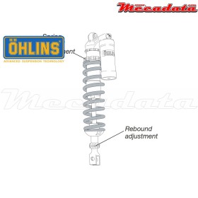 Amortisseur Ohlins KAWASAKI KX 250 (2004-2007) KA 692 PFP (S46PR1C2)