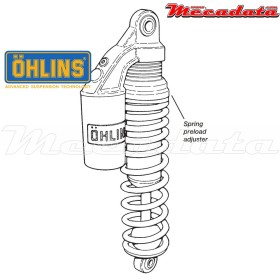 Amortisseur Ohlins KAWASAKI ZRX 1100 (1997-1999) KA 144 PFP (S36P)