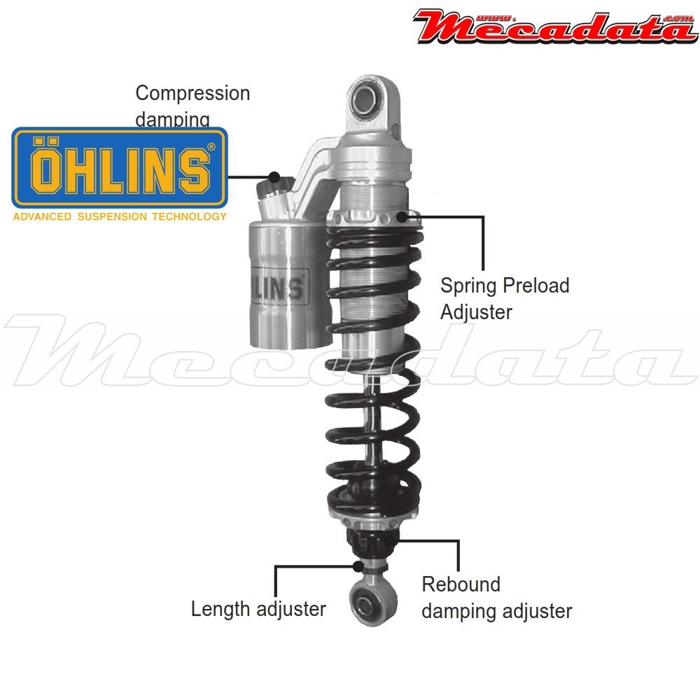 Amortisseur Ohlins KAWASAKI ZRX 1100 (1997-1999) HO 414 (S36PR1C1L)