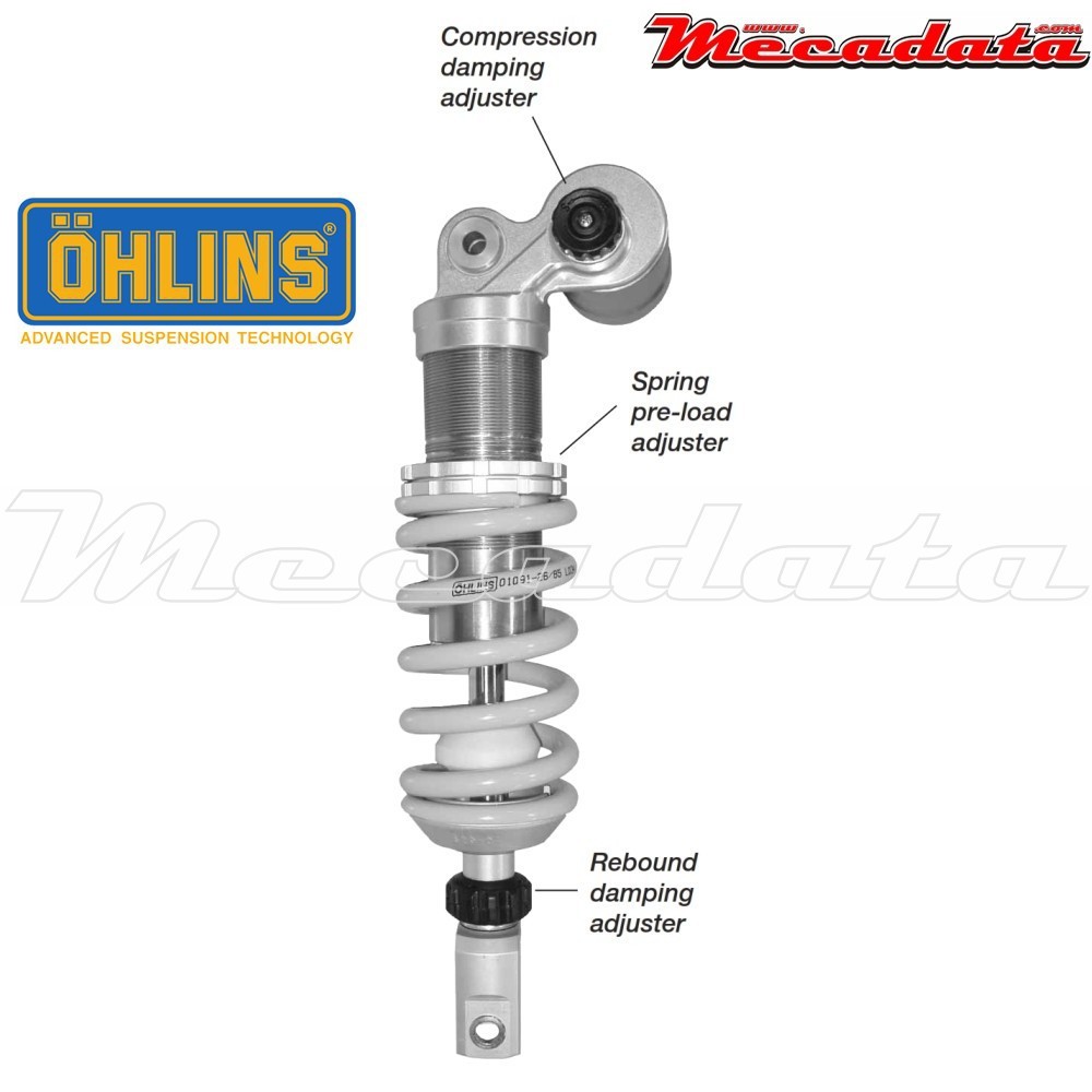 Amortisseur Ohlins KAWASAKI Z 750 S (2005-2006) KA 347 PFP (S46PR1C1)
