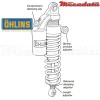 Amortisseur Ohlins KAWASAKI ZRX 1200 (2001-2005) KA 249 PFP (S36PR1C1LB)