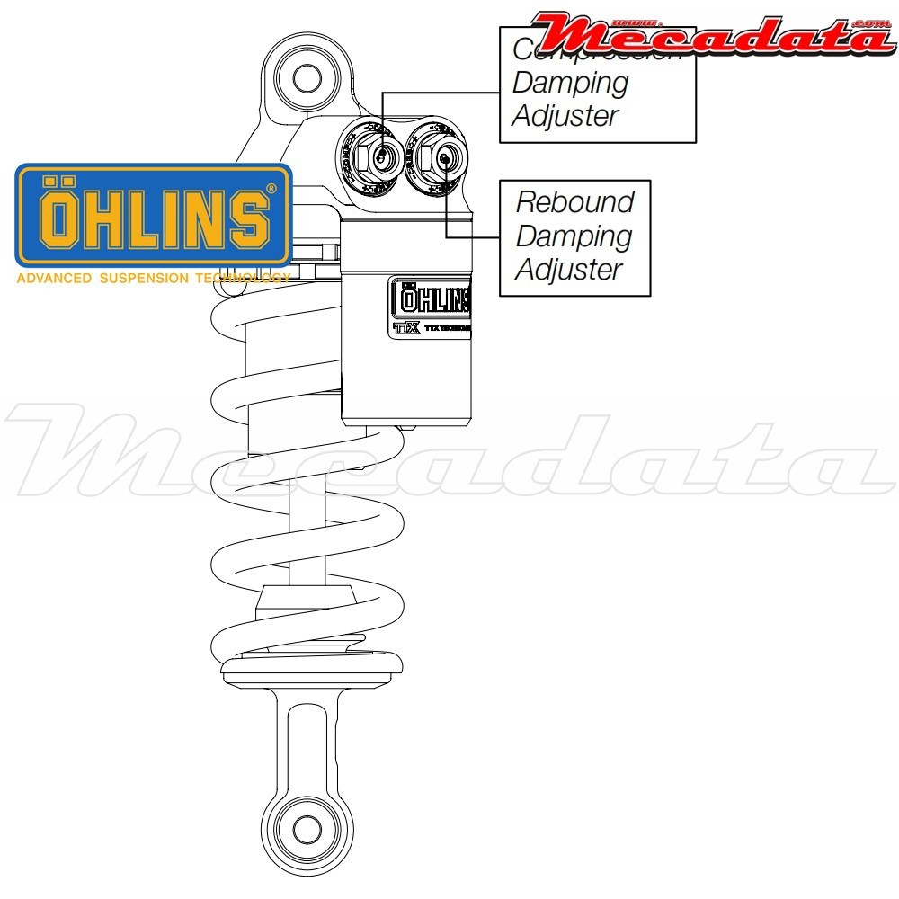 Amortisseur Ohlins KTM RC8 1190 R (2009-2013) KT 931 PFP TTX (T36PR1C1)