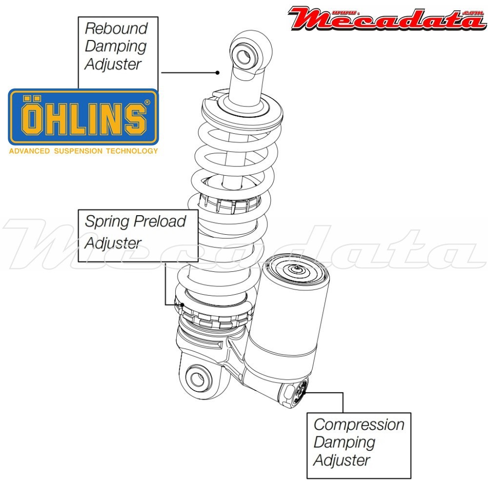 Amortisseur Ohlins KTM SX 50 (2009-2010) KT 998 PFP (S36PR1C1)