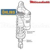 Amortisseur Ohlins KTM SX 525 (2003-2005) KT 594 PFP (S46PR1C2Q1)