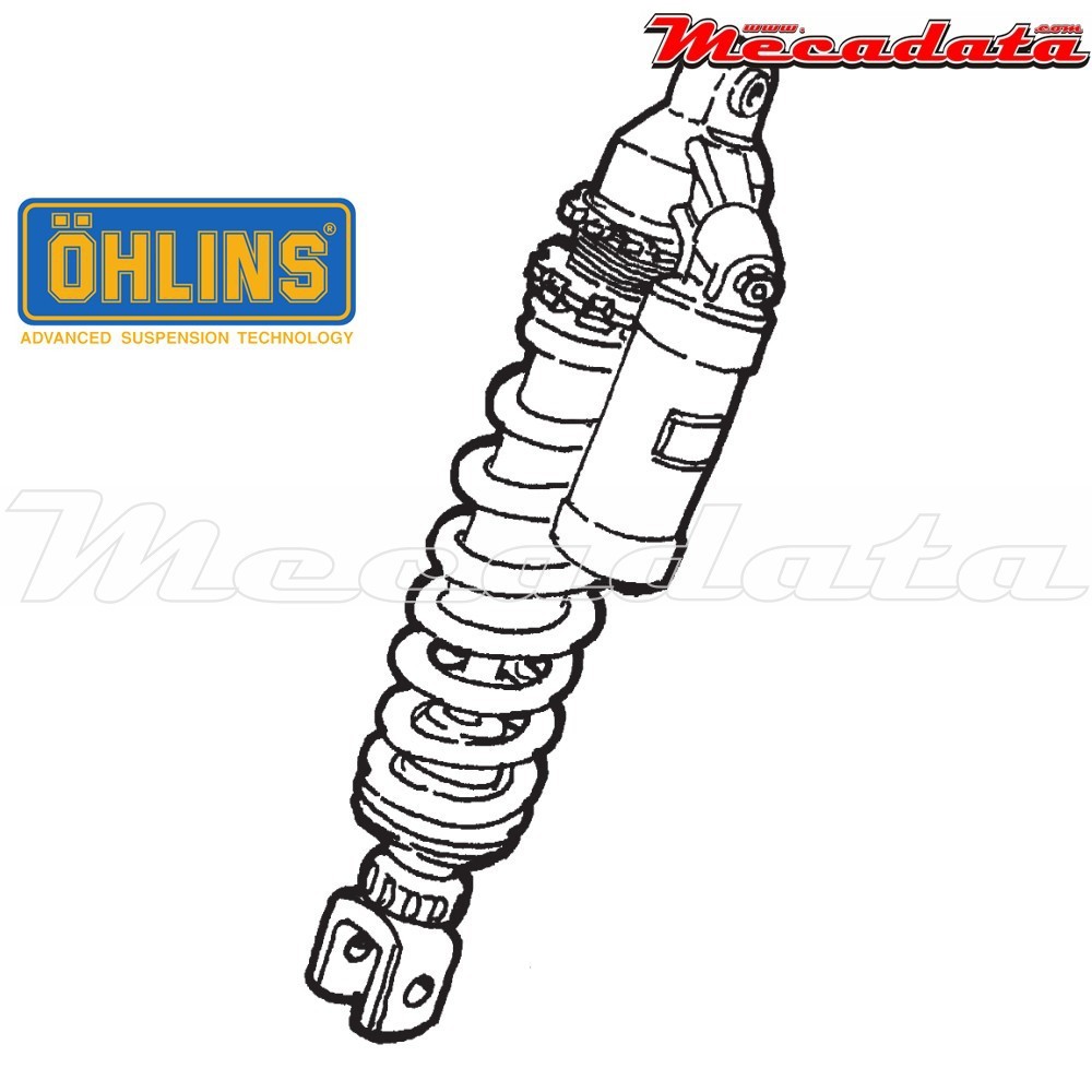 Amortisseur Ohlins KTM SX 250 (1998-2000) KT 925 PFP (S46PR1C1Q1)