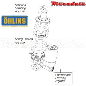 Amortisseur Ohlins KTM SXS 50 (2009-2012) KT 998 PFP (S36PR1C1)
