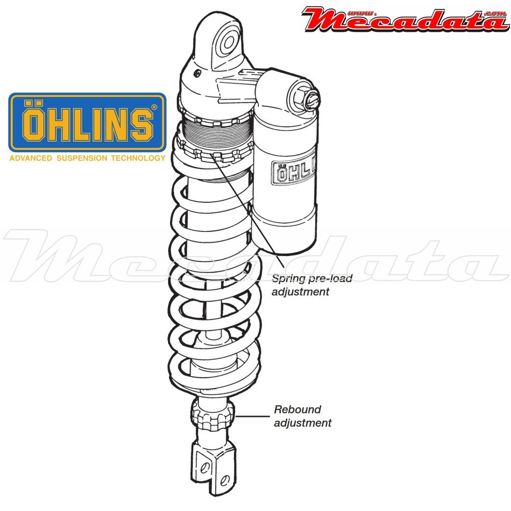 Amortisseur Ohlins KTM SX 85 (2004-2005) KT 590 PFP (S46PR1C2Q1)