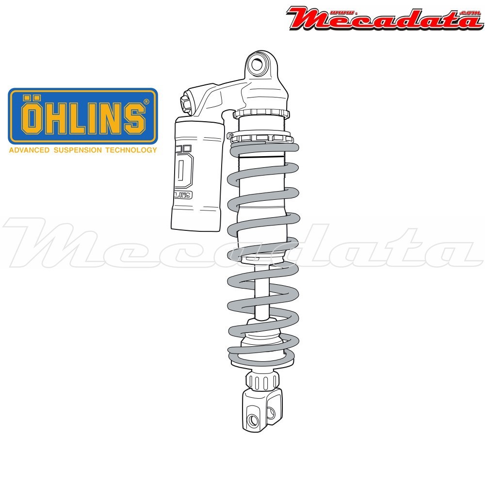 Amortisseur Ohlins KTM EXCF 525 (2007-2007) KT 784 PFP (S46PR1C2Q1)