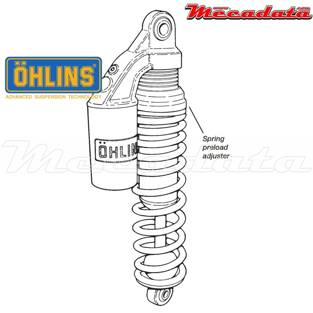Amortisseur Ohlins SUZUKI GS 850 L (1977-1983) SU 142 PFP (S36P)