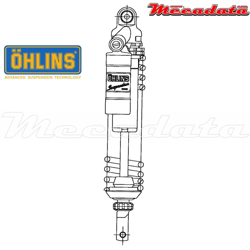 Amortisseur Ohlins SUZUKI RM 250 (1993-1995) SU 525 PFP (S46PR1C1)