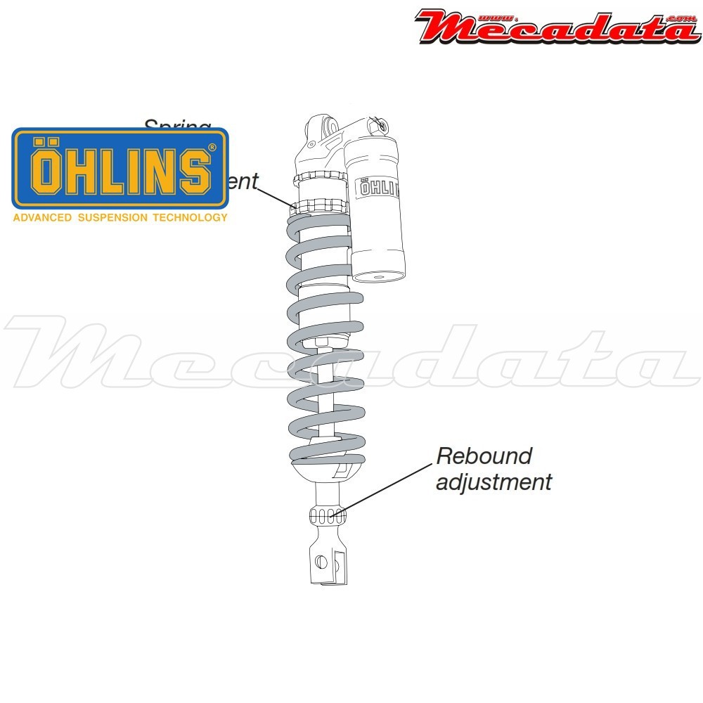 Amortisseur Ohlins SUZUKI RM 250 (2006-2006) SU 692 PFP (S46PR1C2)