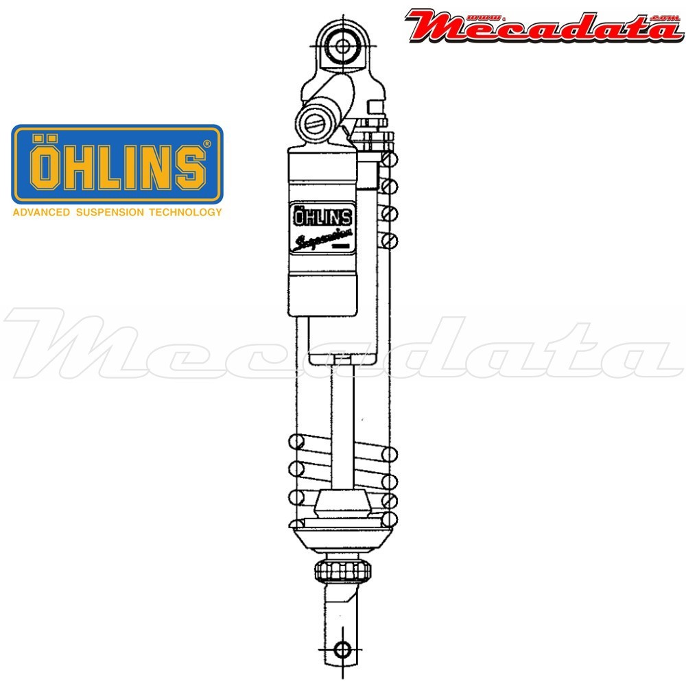 Amortisseur Ohlins SUZUKI RM 250 (1991-1992) SU 225 PFP (S46PR1C1)