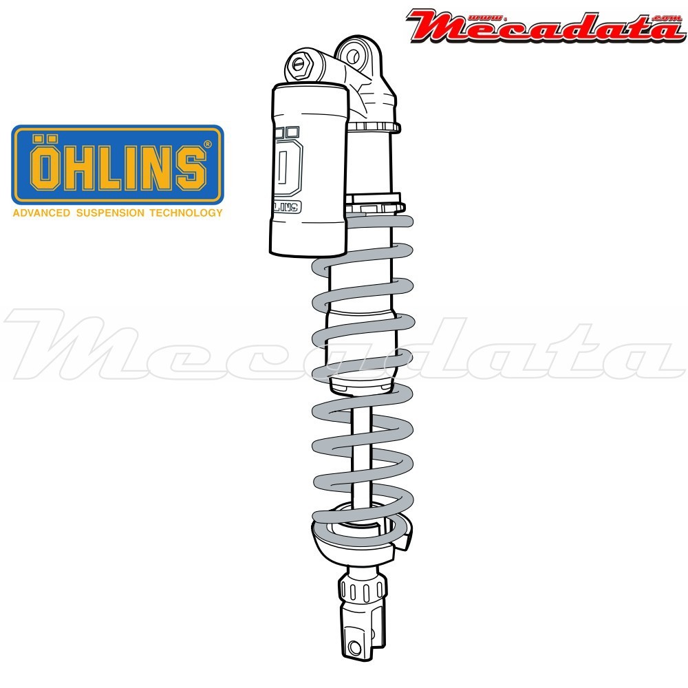 Amortisseur Ohlins SUZUKI RM 250 (2007-2007) SU 792 PFP (S46PR1C2)