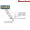 Amortisseur Ohlins SUZUKI C 1800 R (2008-2009) SU 813 PFP (S46DR1LS)