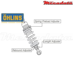 Amortisseur Ohlins SUZUKI C 1800 R (2008-2009) SU 814 PFP (S46DR1L)