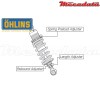 Amortisseur Ohlins SUZUKI C 1800 R (2008-2009) SU 814 PFP (S46DR1L)