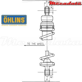 Amortisseur Ohlins SUZUKI GS 250 S (1982-1982) SU 206 PFP (S36P)