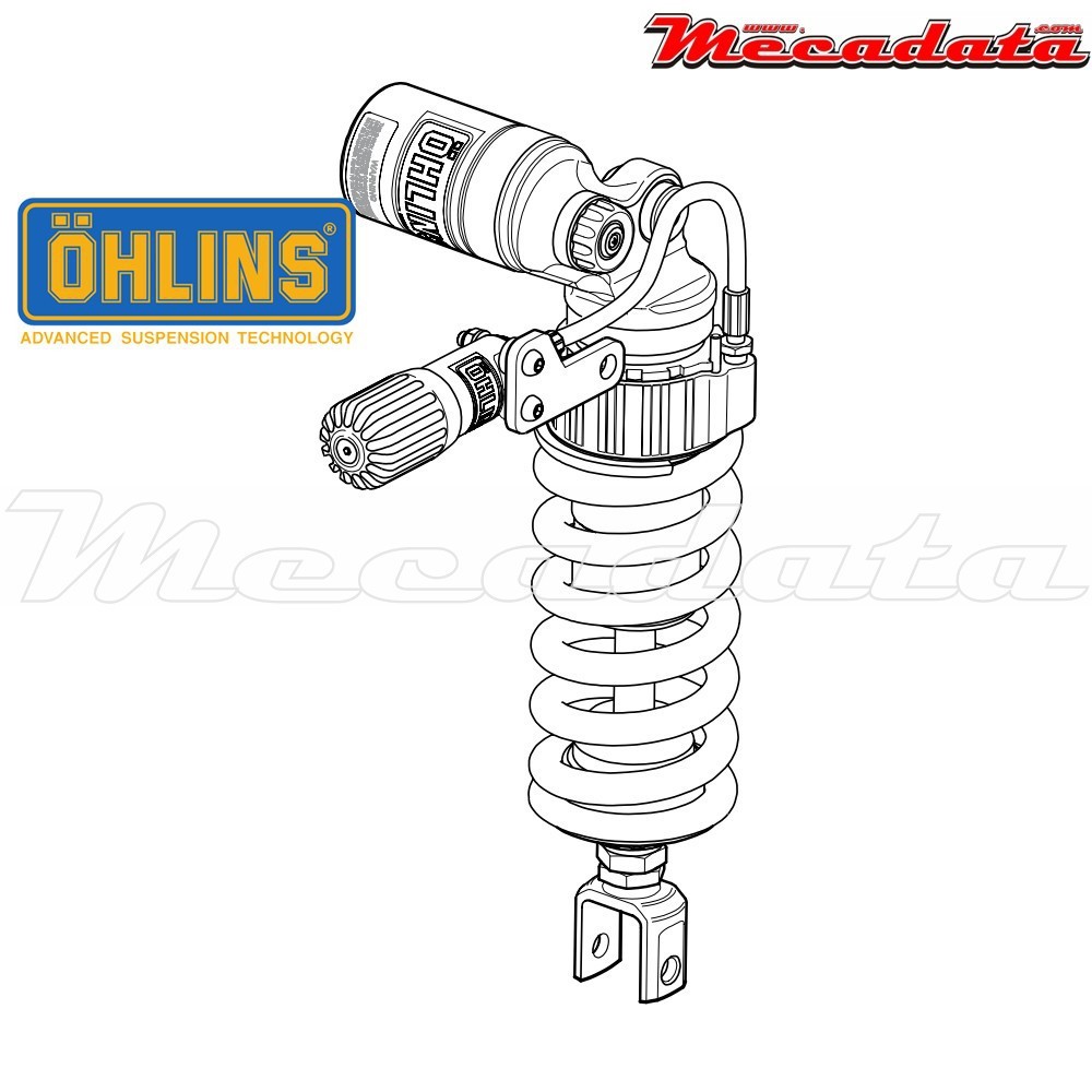 Amortisseur Ohlins SUZUKI GSX R 1300 HAYABUSA (2008-2015) SU 717 (S46PR1C1LS)