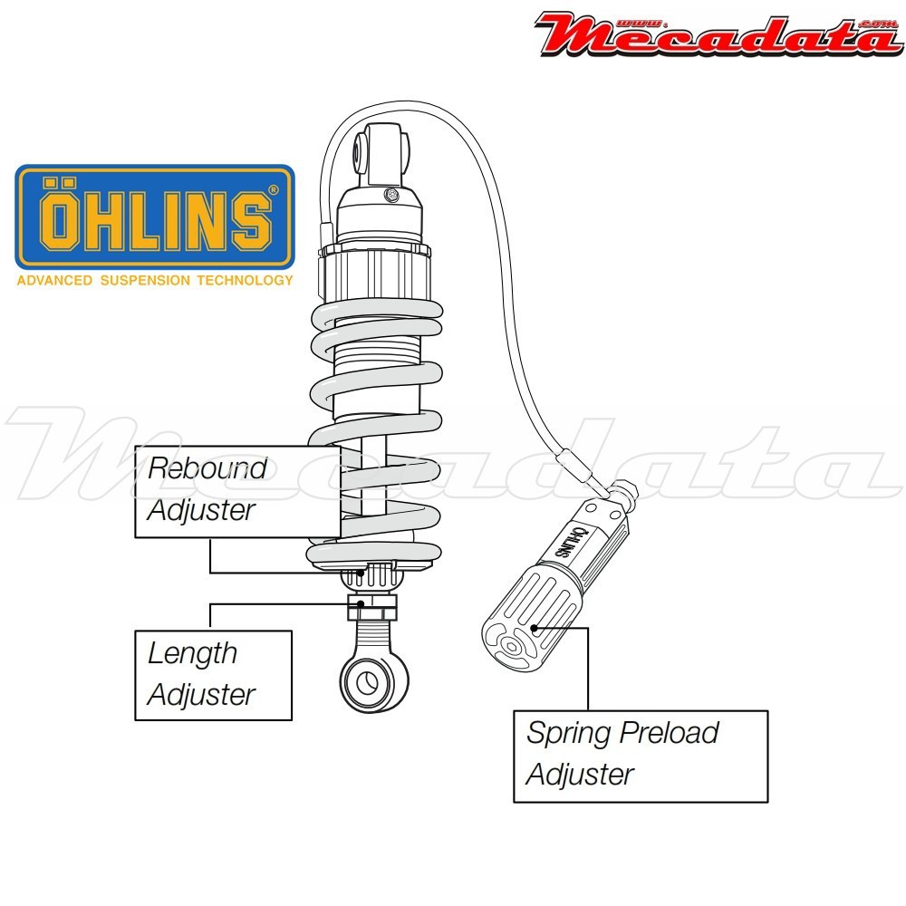 Amortisseur Ohlins SUZUKI M 1500 (2009-2011) SU 901 PFP (S46DR1LS)