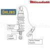 Amortisseur Ohlins SUZUKI M 1500 (2009-2011) SU 901 PFP (S46DR1LS)