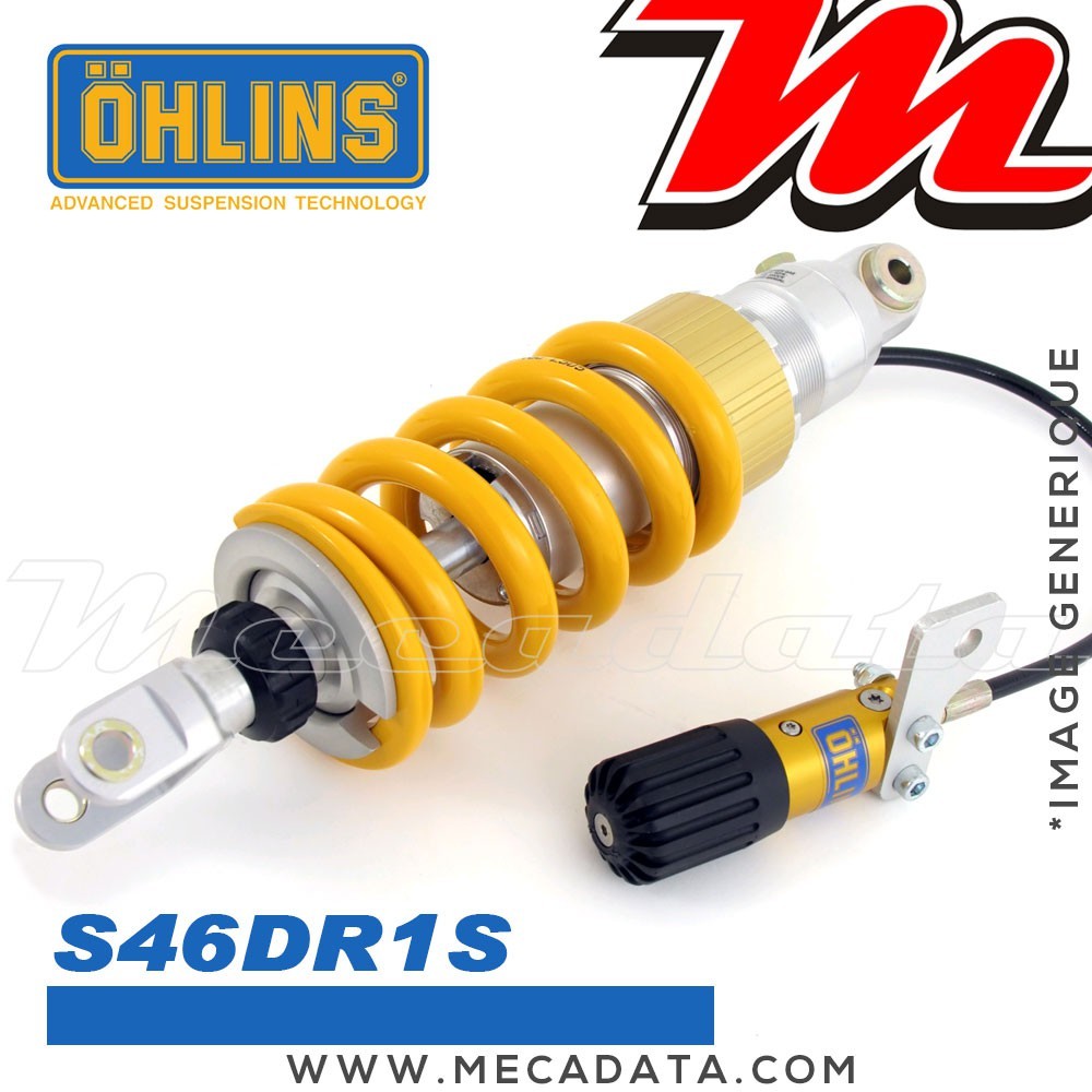 Amortisseur Ohlins SUZUKI GSF 650 S BANDIT (2009-2012) SU 7286 PFP (S46DR1S)