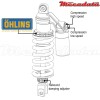 Amortisseur Ohlins SUZUKI GSR 750 (2011-2016) SU 120 (S46PR1C2)