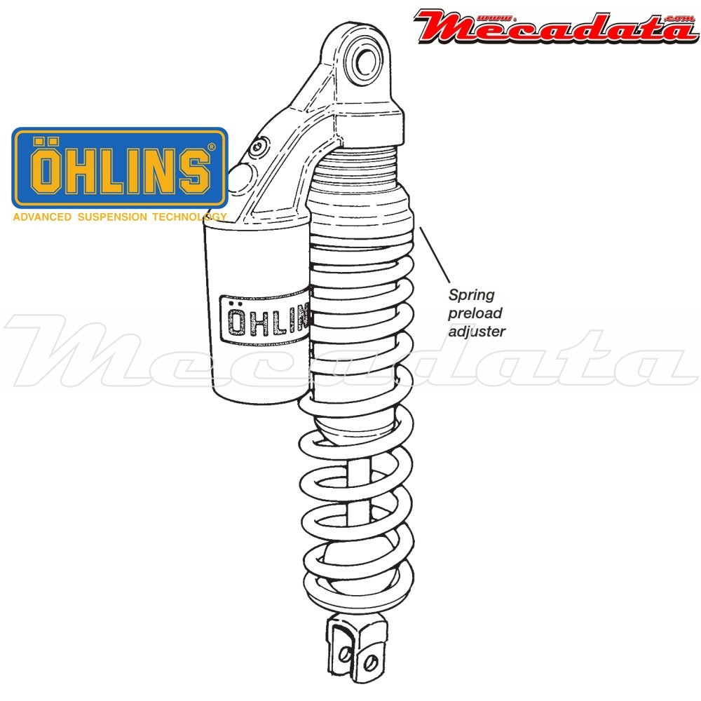 Amortisseur Ohlins SUZUKI GSX 1100 (1977-1983) SU 143 (S36P)
