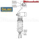 Amortisseur Ohlins ~ SUZUKI GSX-R 1000 (2001-2002) ~ SU 202 (S46PR1C2L)