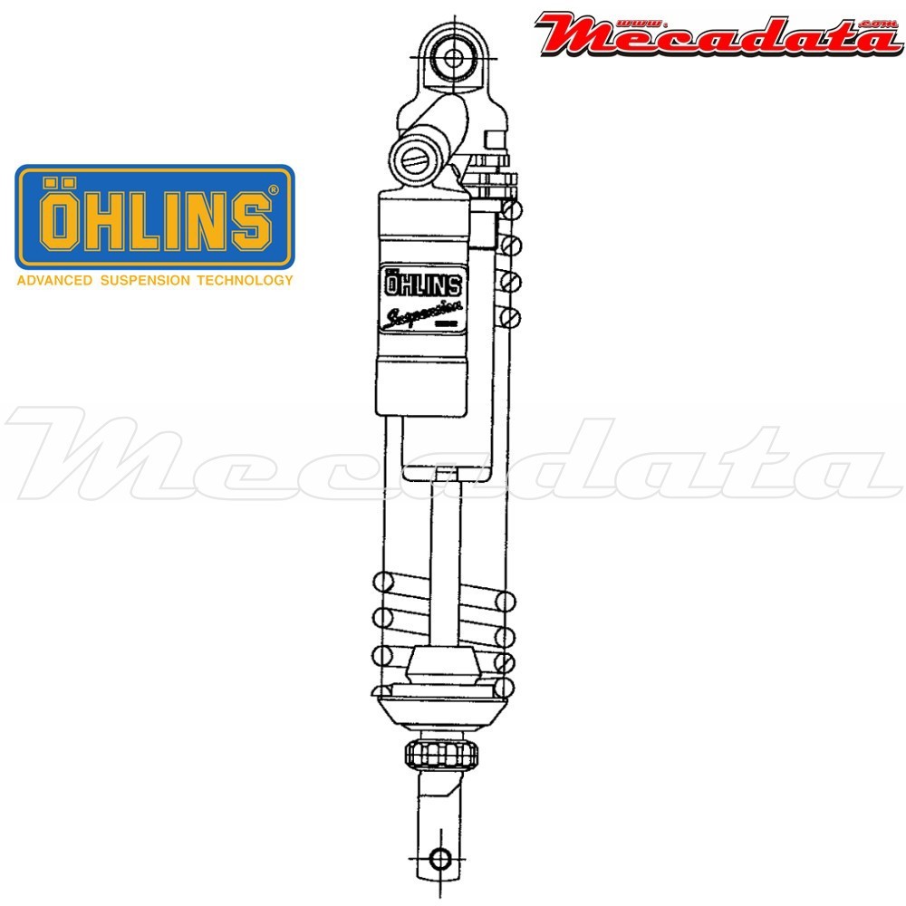 Amortisseur Ohlins SUZUKI RM 125 (1993-1995) SU 512 PFP (S46PR1C1)