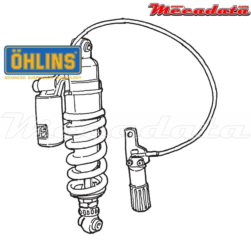 Amortisseur Ohlins TRIUMPH SPRINT ST 955i (1999-2004) TR 851 PFP (S46PR1C1S)
