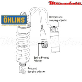 Amortisseur Ohlins TRIUMPH TIGER 800 (2011-2014) TR 119 (S46HR1C1S)