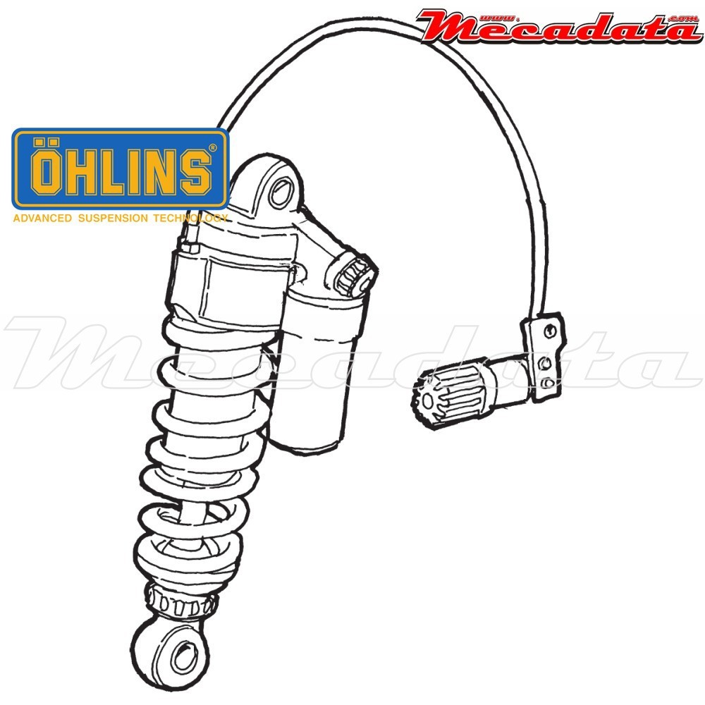 Amortisseur Ohlins TRIUMPH TIGER 955i (2001-2006) TR 852 PFP (S46PR1C1S)