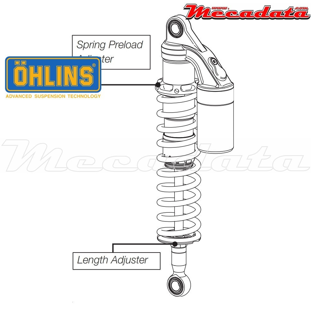 Amortisseur Ohlins TRIUMPH SCRAMBLER 900 (2006-2016) TR 927 (S36PL)