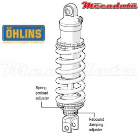 Amortisseur Ohlins YAMAHA XSR 700 (2016-2016) YA 419 (S46DR1)