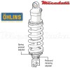 Amortisseur Ohlins YAMAHA XSR 700 (2016-2016) YA 419 (S46DR1)
