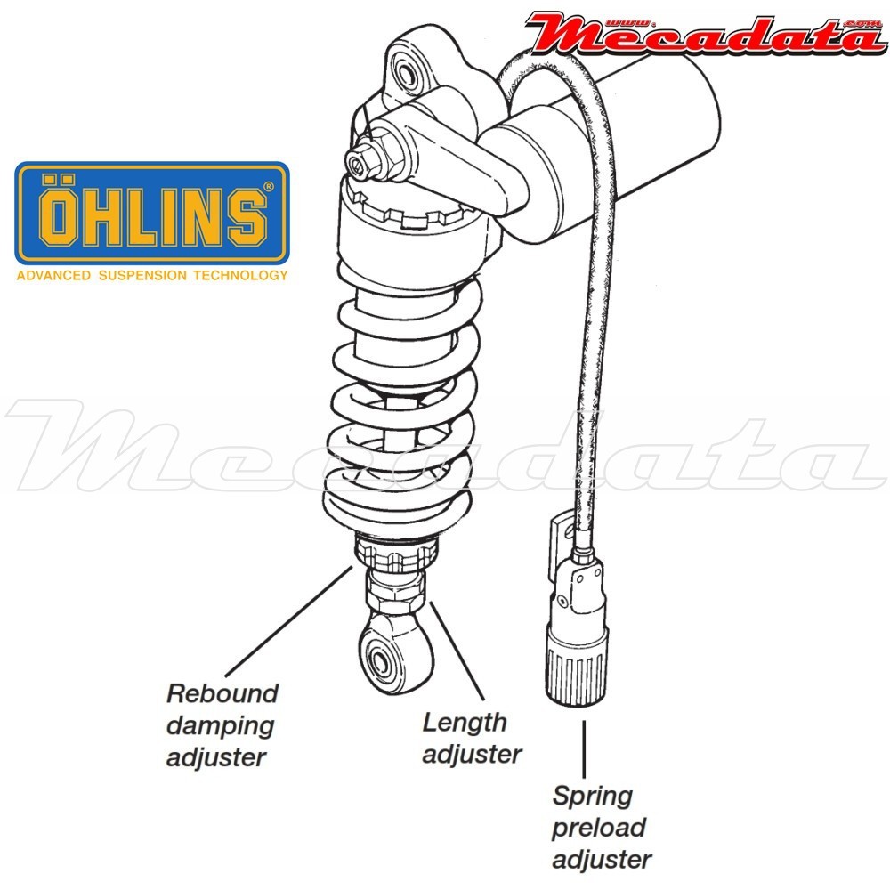Amortisseur Ohlins YAMAHA YZF R6 (1999-2002) YA 154 PFP (S46PR1C2LS)
