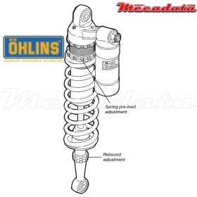 Amortisseur Ohlins YAMAHA YZ 80 (1993-2001) YA 590 (S46PR1C2)