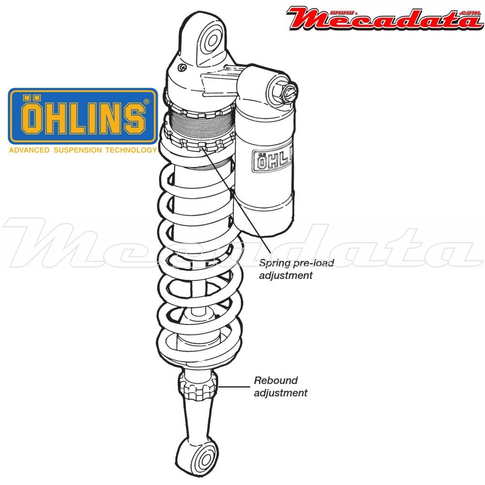 Amortisseur Ohlins YAMAHA YZ 85 (2002-2016) YA 590 (S46PR1C2)