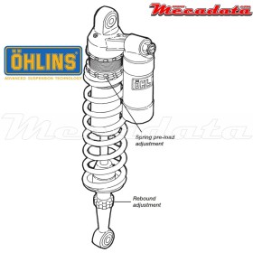 Amortisseur Ohlins YAMAHA YZF 250 (2002-2005) YA 593 PFP (S46PR1C2)
