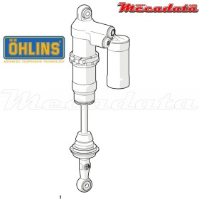 Amortisseur Ohlins YAMAHA YZF 450 (2014-2016) YA 1494 TTX (T44PR1C2W)